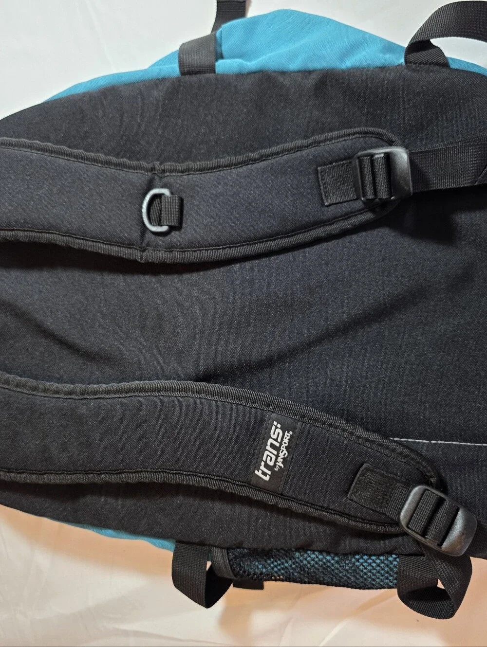 Jansport 2000s Teal Aquamarine Unisex School Daypack Backpack Like New EUC